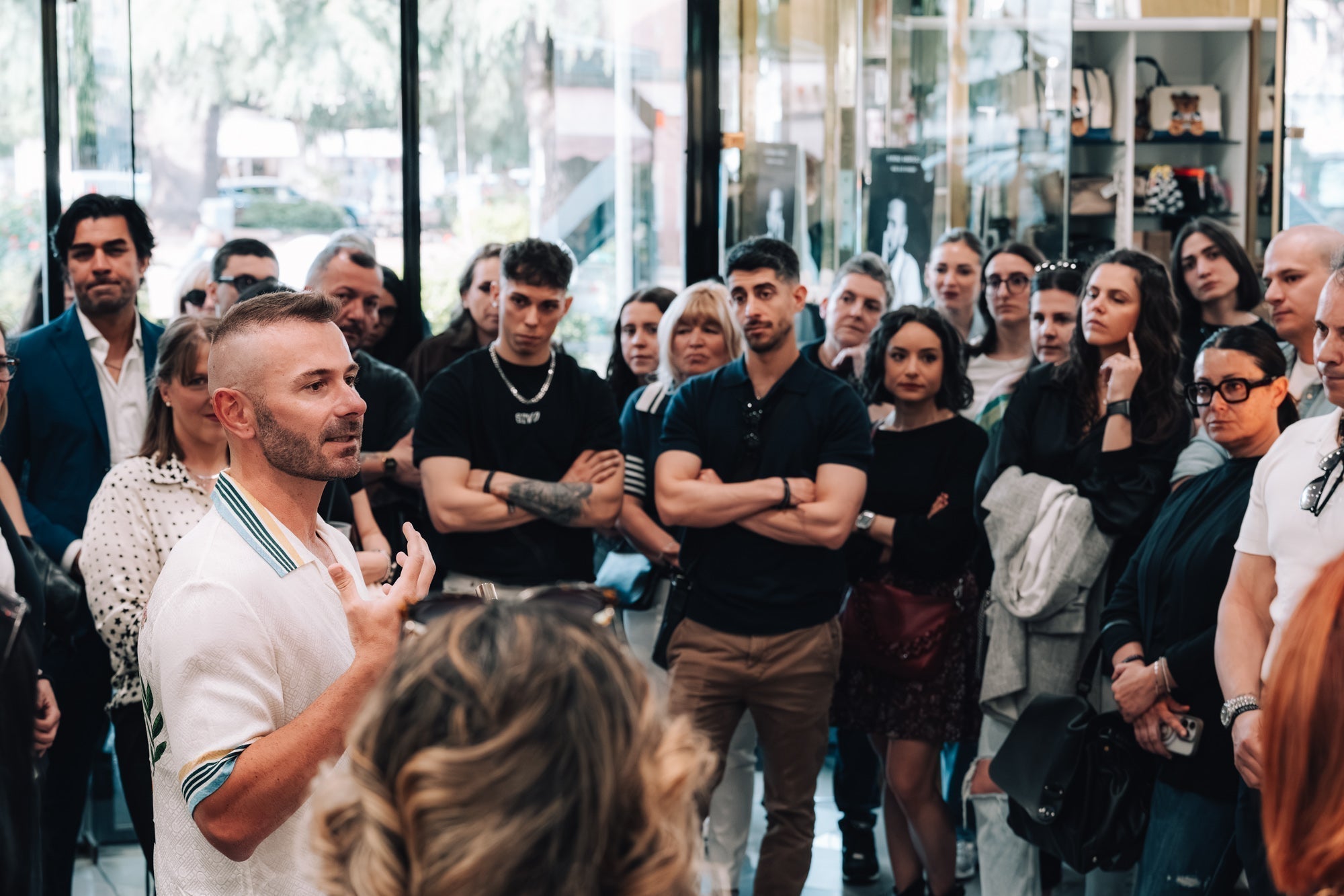 Evento Simone Andreoli da Cavani Boutique: una serata che profumava di emozioni