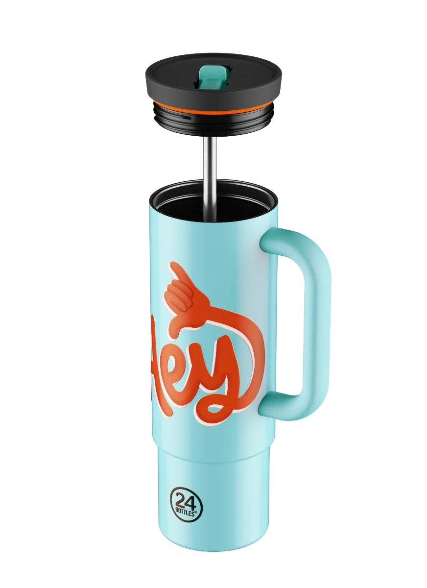Straw Cup Hey! Blue 800 ml image1