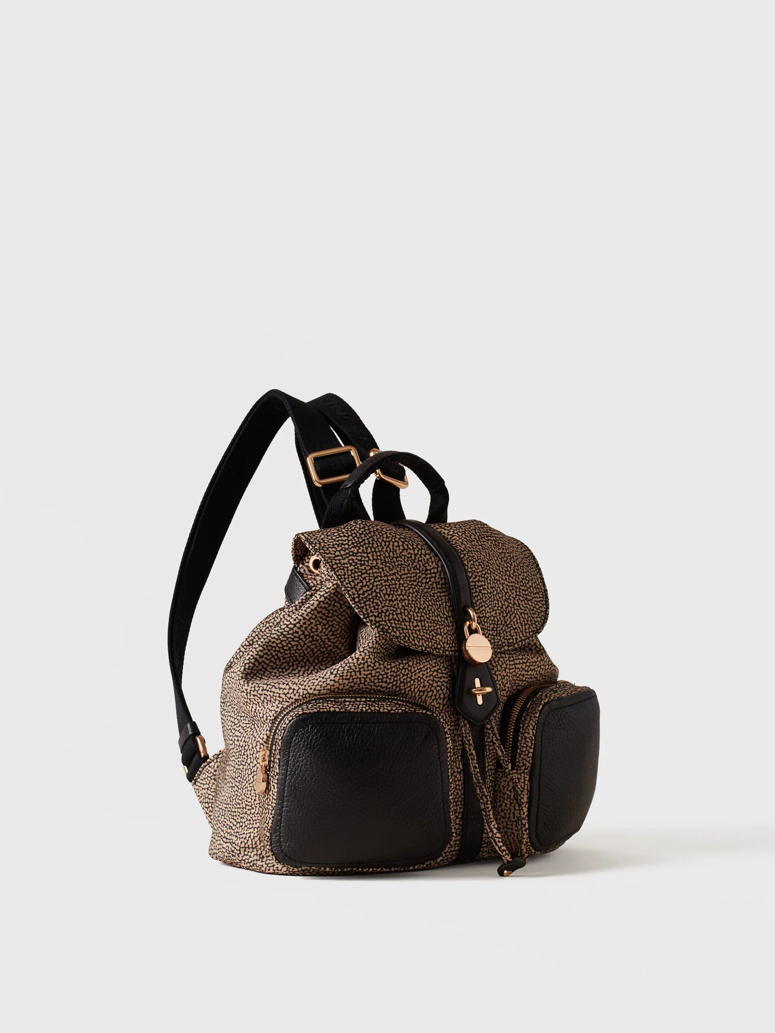 MEDIUM BACKPACK WITH POCKETS - Olive