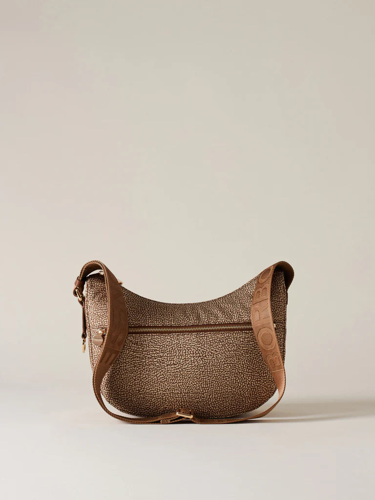 LUNA BAG SMALL IN JET - Beige Brown