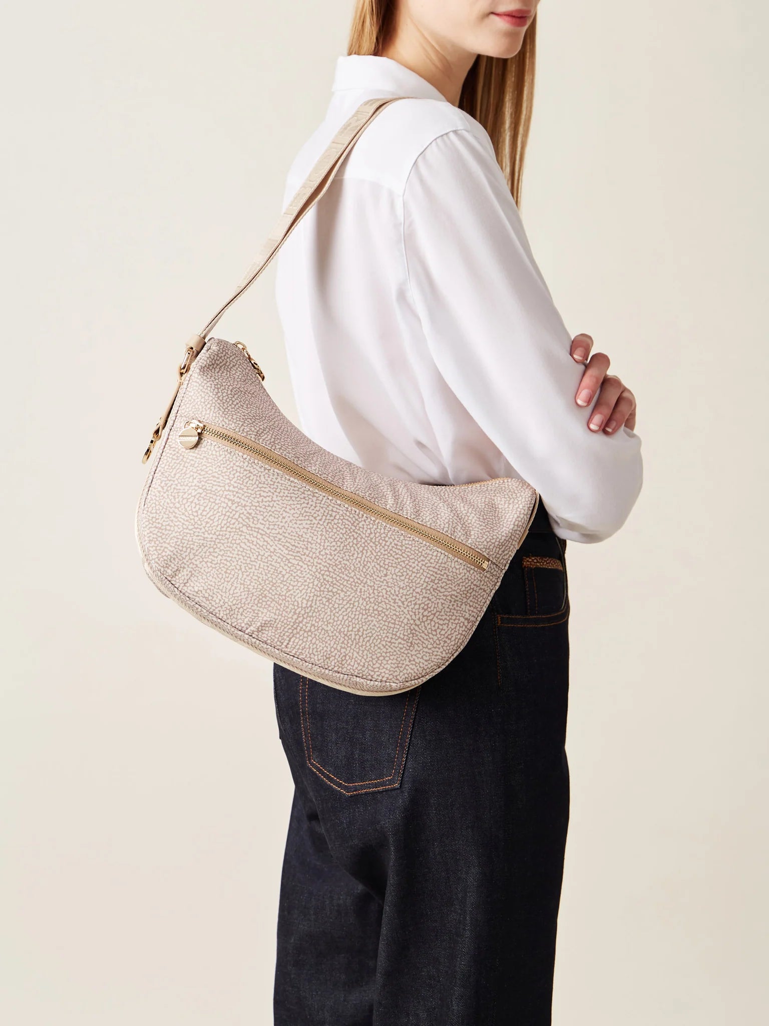 LUNA BAG SMALL IN JET - Sand