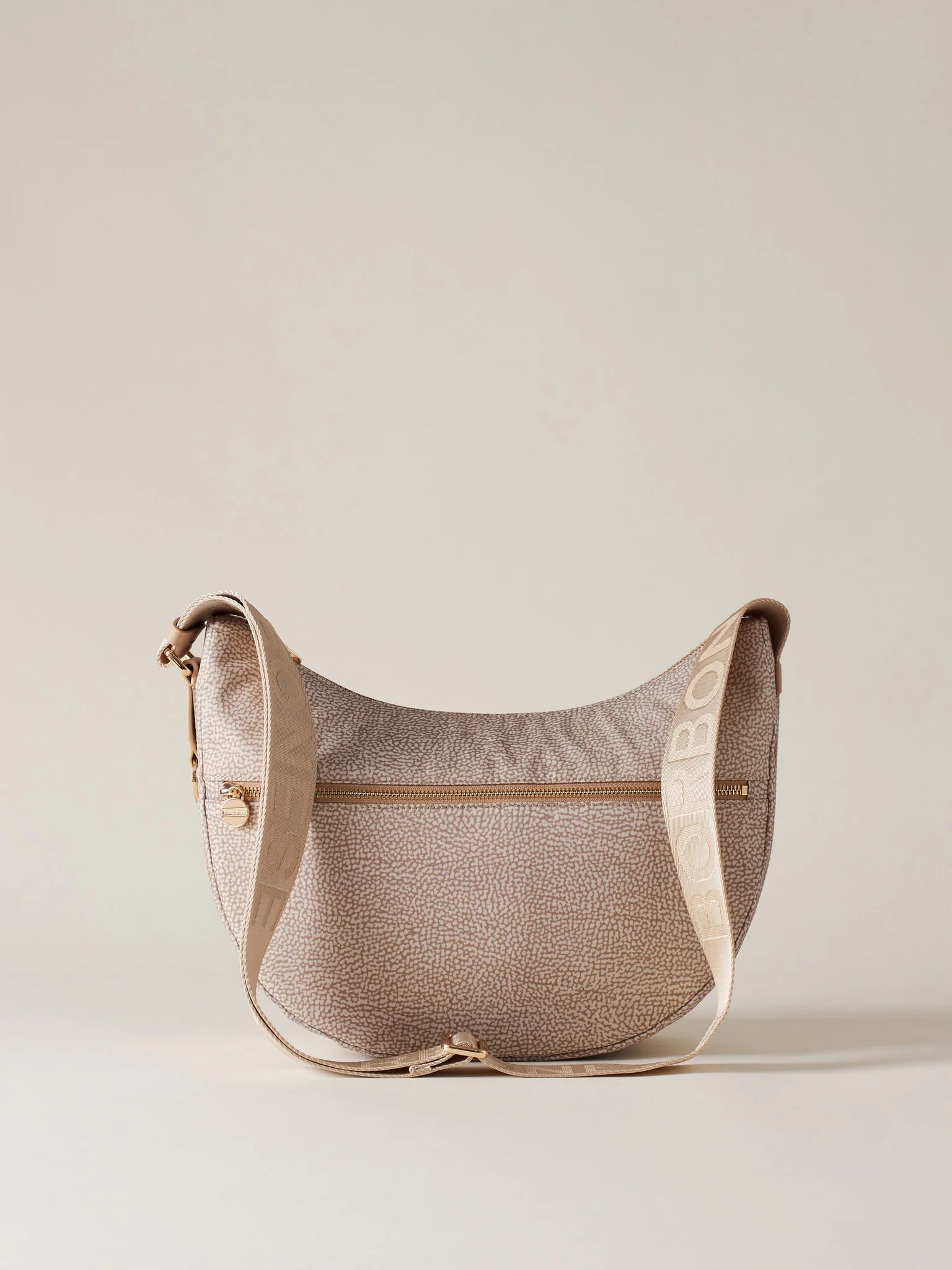 LUNA BAG MIDDLE IN JET - Sand