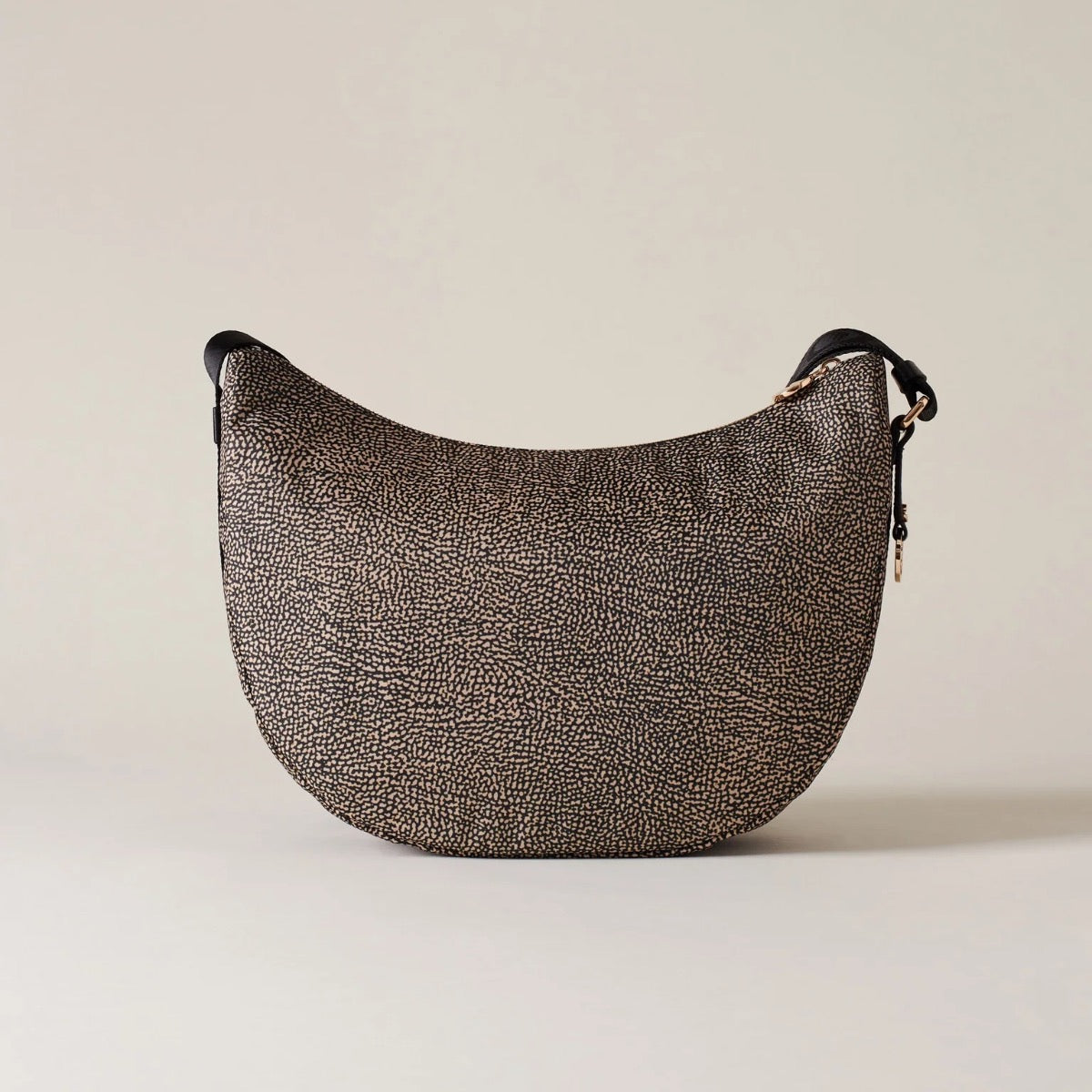 LUNA BAG MIDDLE IN JET - Op Natural/Black image3