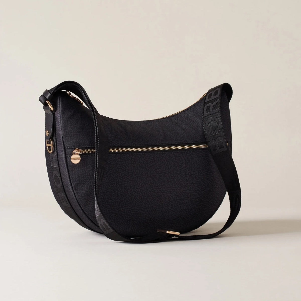 LUNA BAG MIDDLE IN JET - Dark Black image4