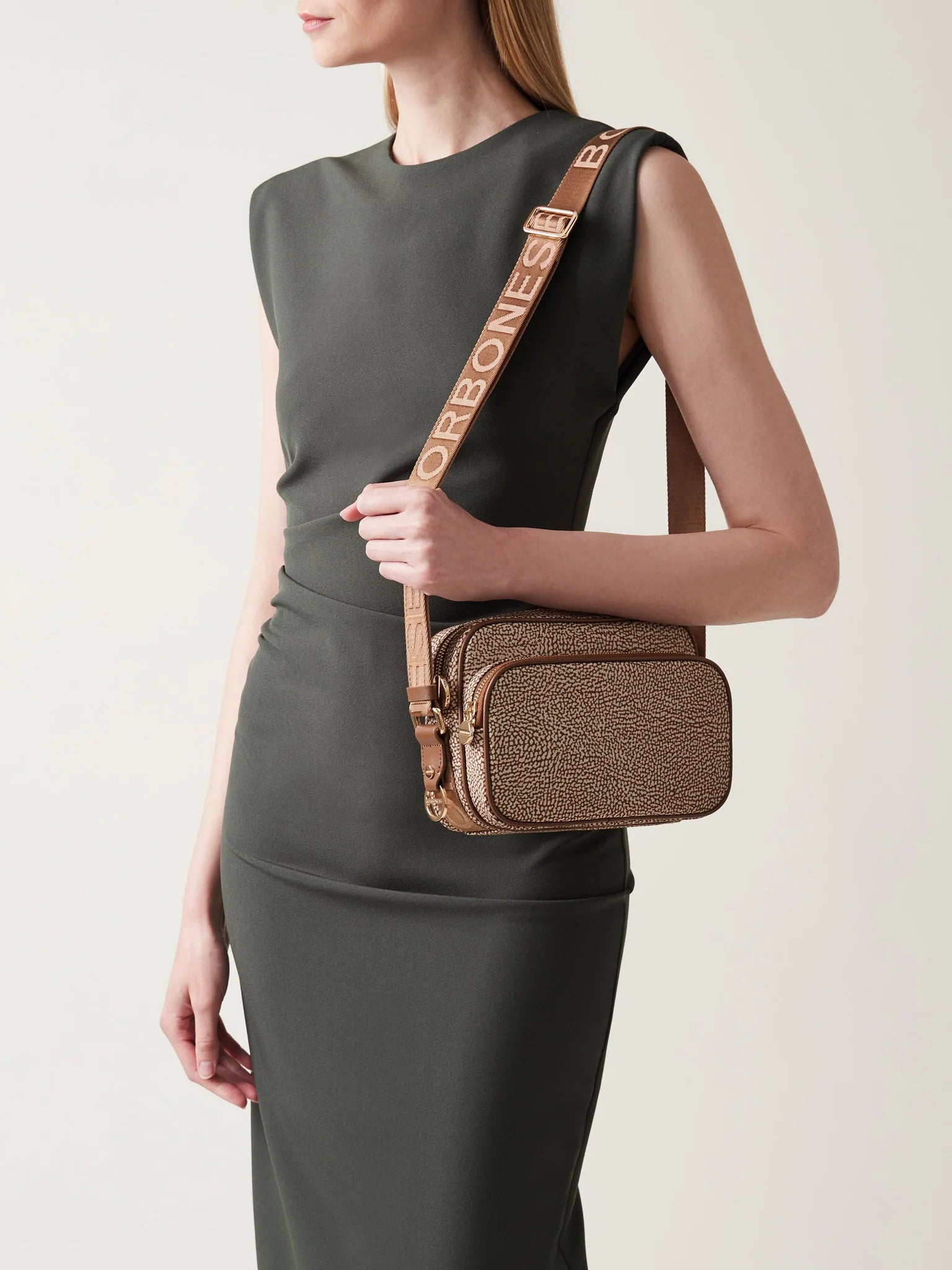 CAMERA CASE SMALL - beige/brown