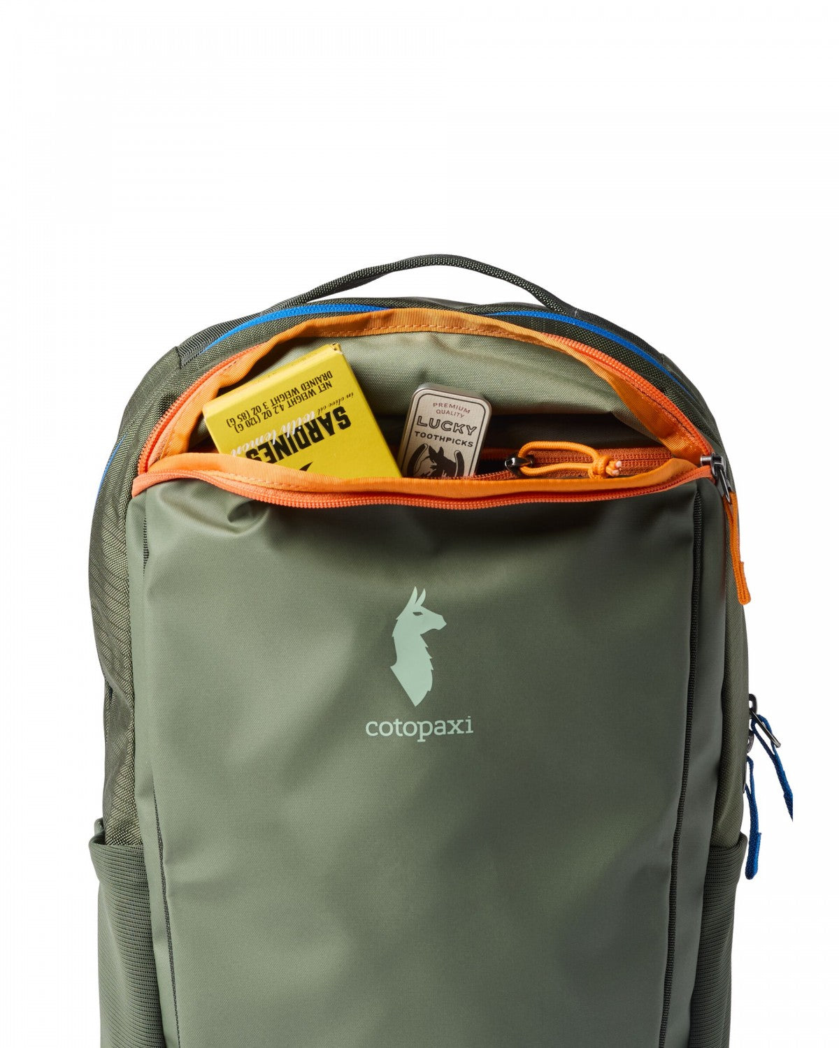 MITTLERER RUCKSACK MIT TASCHEN - Olive