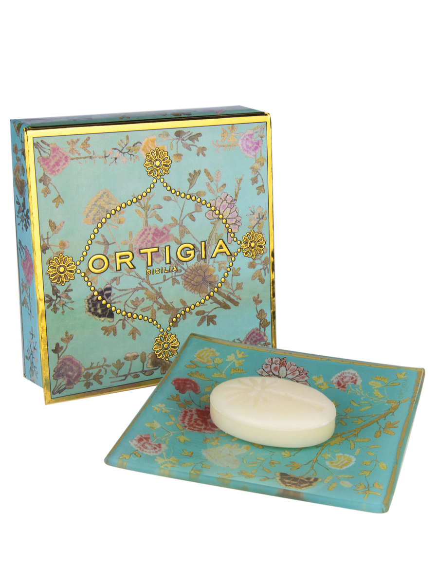 FLORIO Piattino vetro con sapone