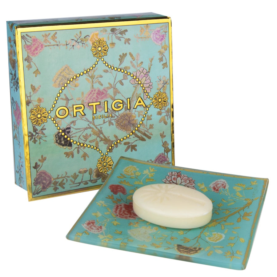 FLORIO Piattino vetro con sapone