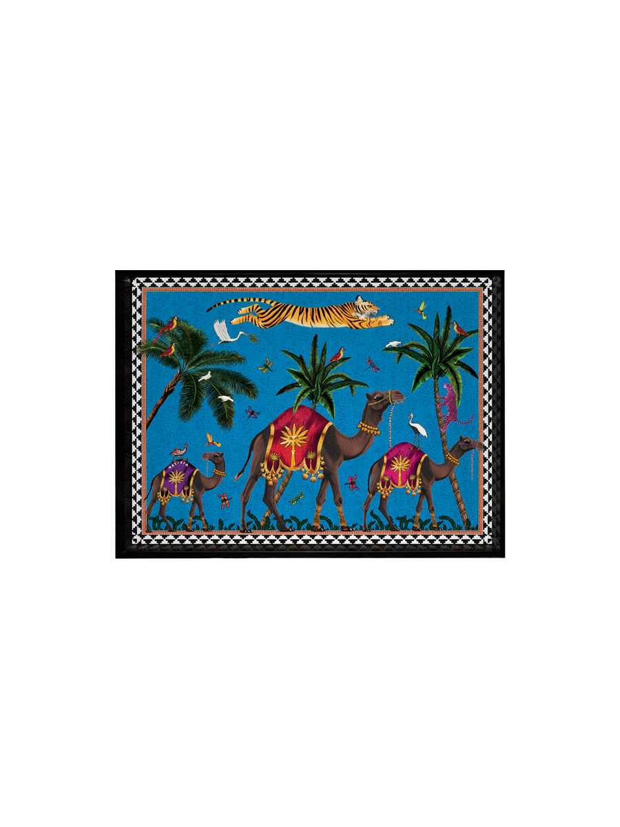 VASSOIO FLYING TIGER BLU (17x13cm)