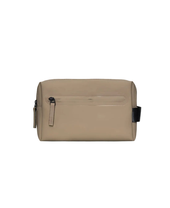 2 Zip Wash Bag - Beige