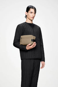 2 Zip Wash Bag - Beige