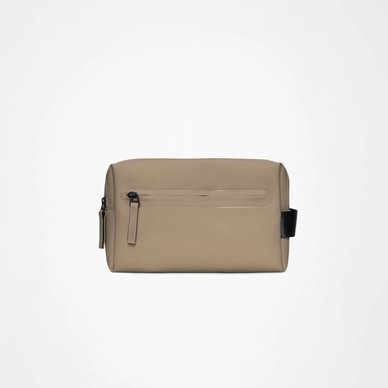 2 Zip Wash Bag - Beige