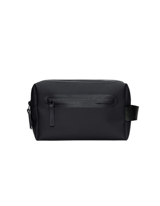 2 Zip Wash Bag - Black