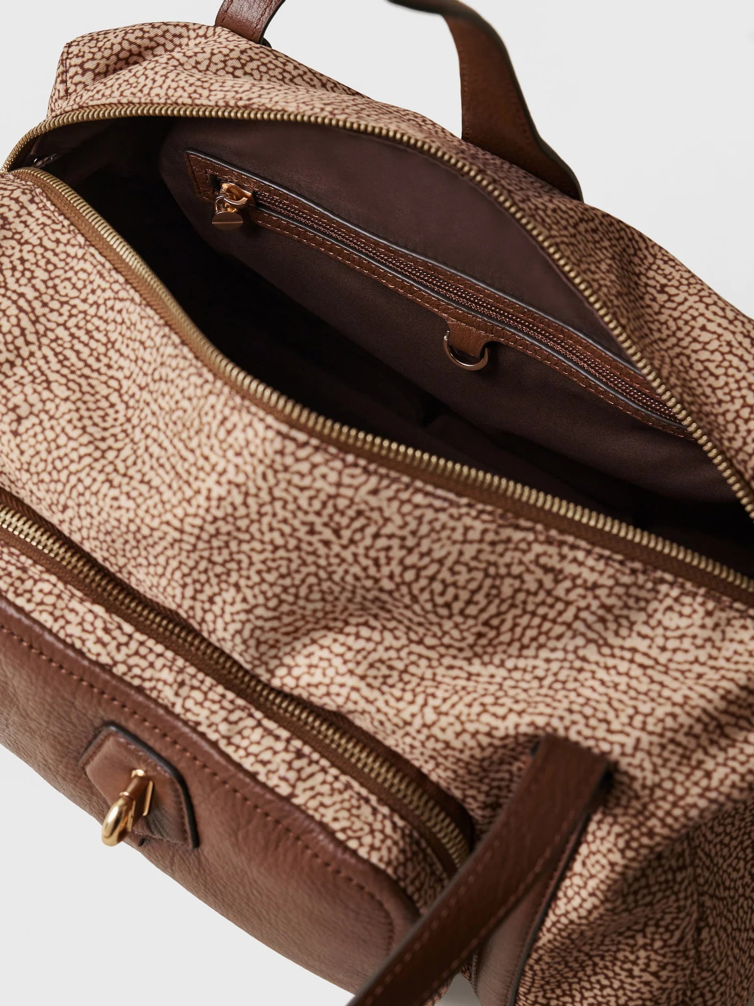 POCHE BOWLER BAG MEDIUM - Beige/Brown