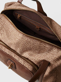 POCHE BOWLER BAG MEDIUM - Beige/Brown