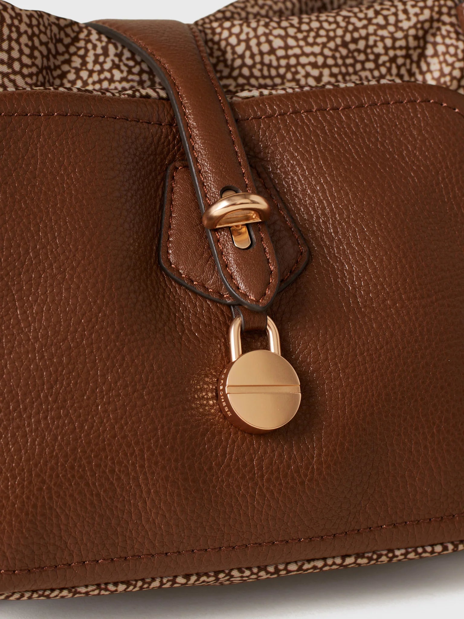 POCHE BOWLER BAG MEDIUM - Beige/Brown