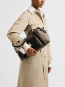 POCHE BOWLER BAG MEDIUM - Natural OP / Black