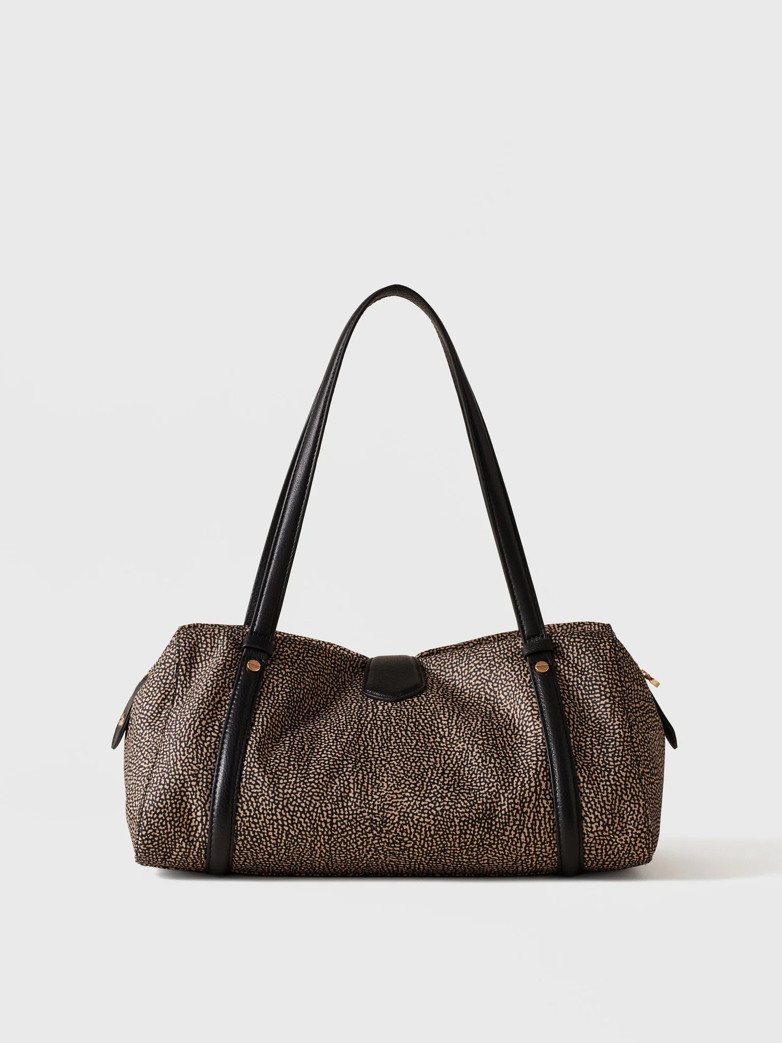 POCHE BOWLER BAG MEDIUM - Natural OP / Black