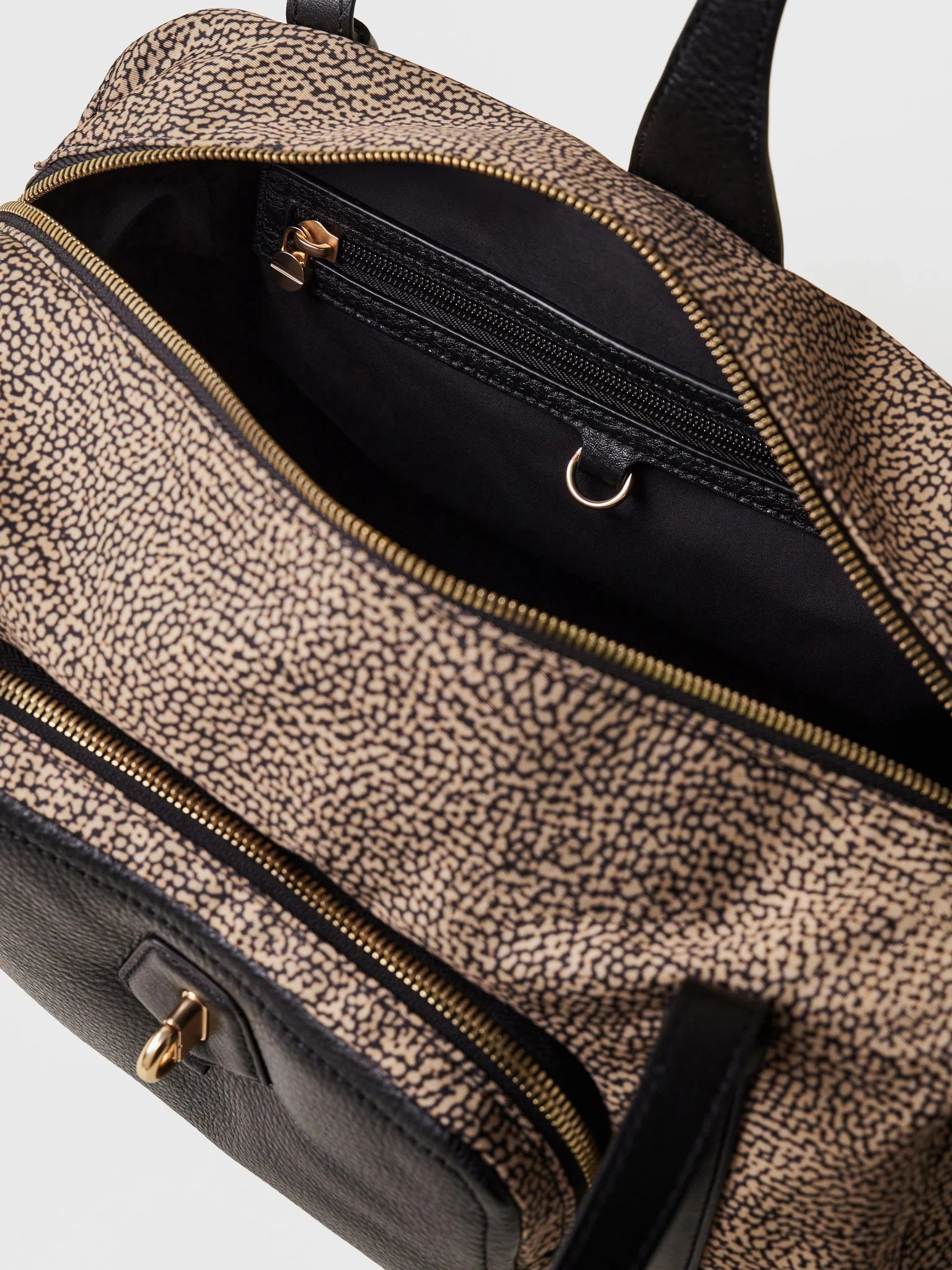 POCHE BOWLER BAG MEDIUM - Natural OP / Black