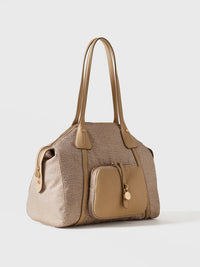 POCHE SHOPPING BAG MEDIUM - Sand