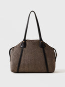 POCHE SHOPPING BAG MEDIUM - Natural OP/Black