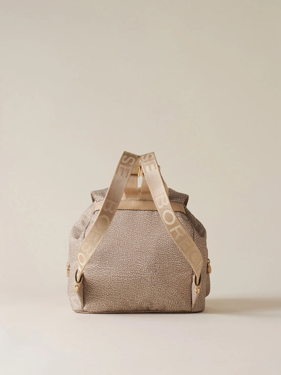 ZAINO MEDIO CON TASCHE - Sand