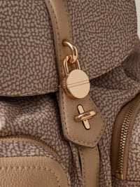 ZAINO MEDIO CON TASCHE - Sand