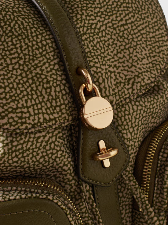 ZAINO MEDIO CON TASCHE - Olive