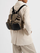 MITTLERER RUCKSACK MIT TASCHEN - Olive