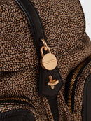 MITTLERER RUCKSACK MIT TASCHEN - Olive
