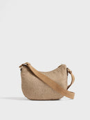 LUNA BAG SMALL IN JET - Beige Braun