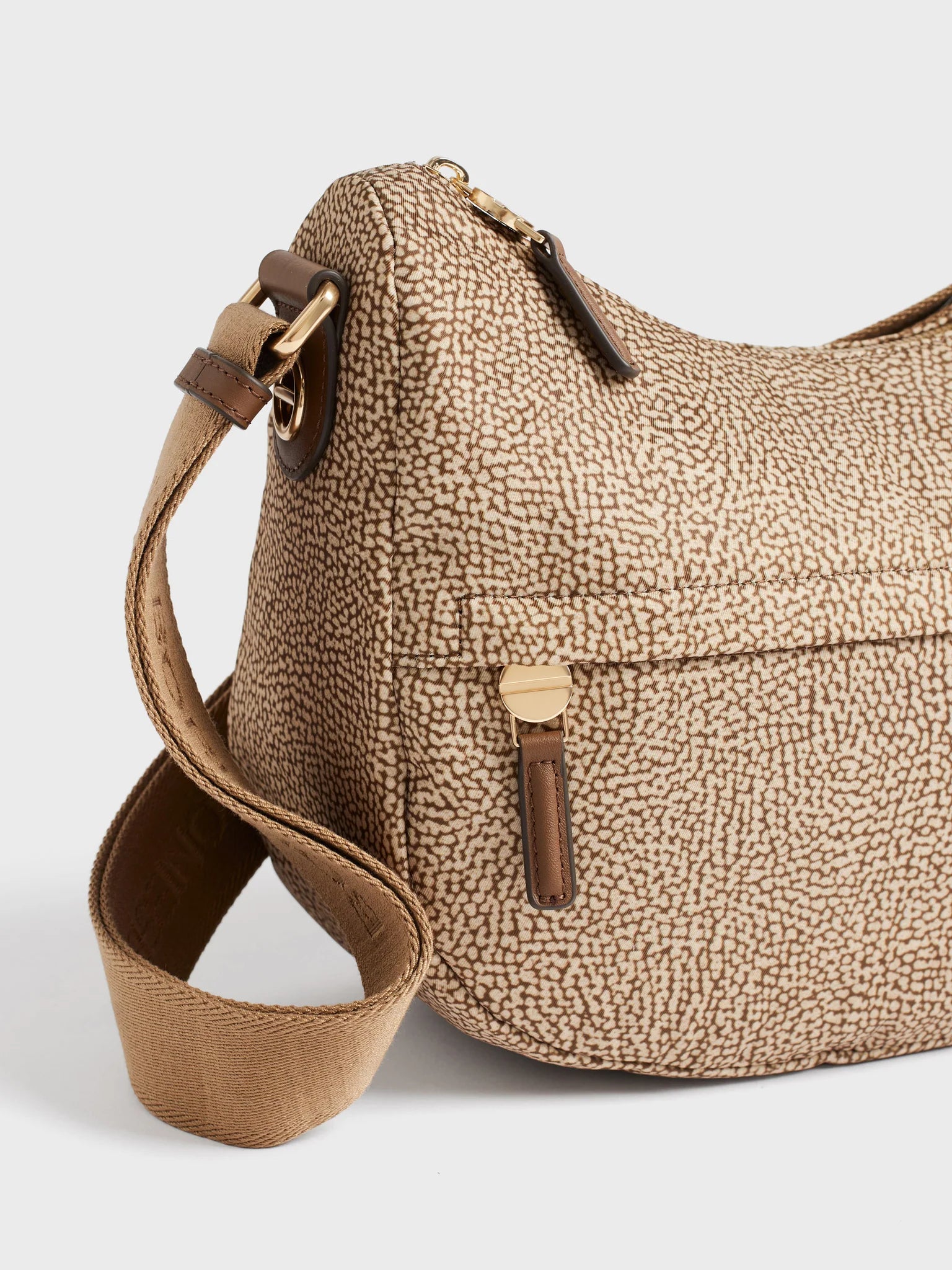 LUNA BAG SMALL IN JET - Beige Braun