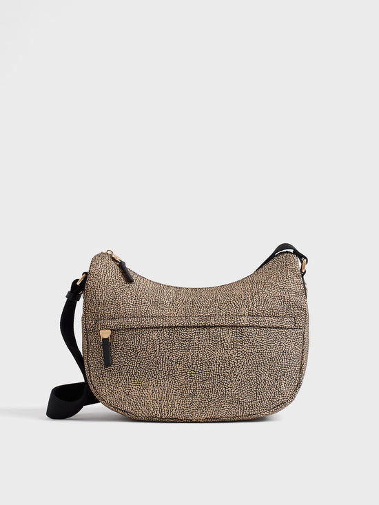 B-CLUB LUNA BAG MIDDLE - Op Natural /Black