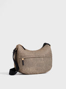 B-CLUB LUNA BAG MIDDLE - Op Natural /Black
