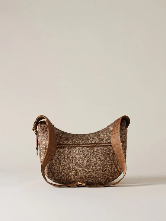 LUNA BAG SMALL IN JET - Beige Brown