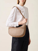 LUNA BAG SMALL IN JET - Beige Brown