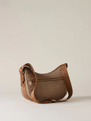 LUNA BAG SMALL IN JET - Beige Brown