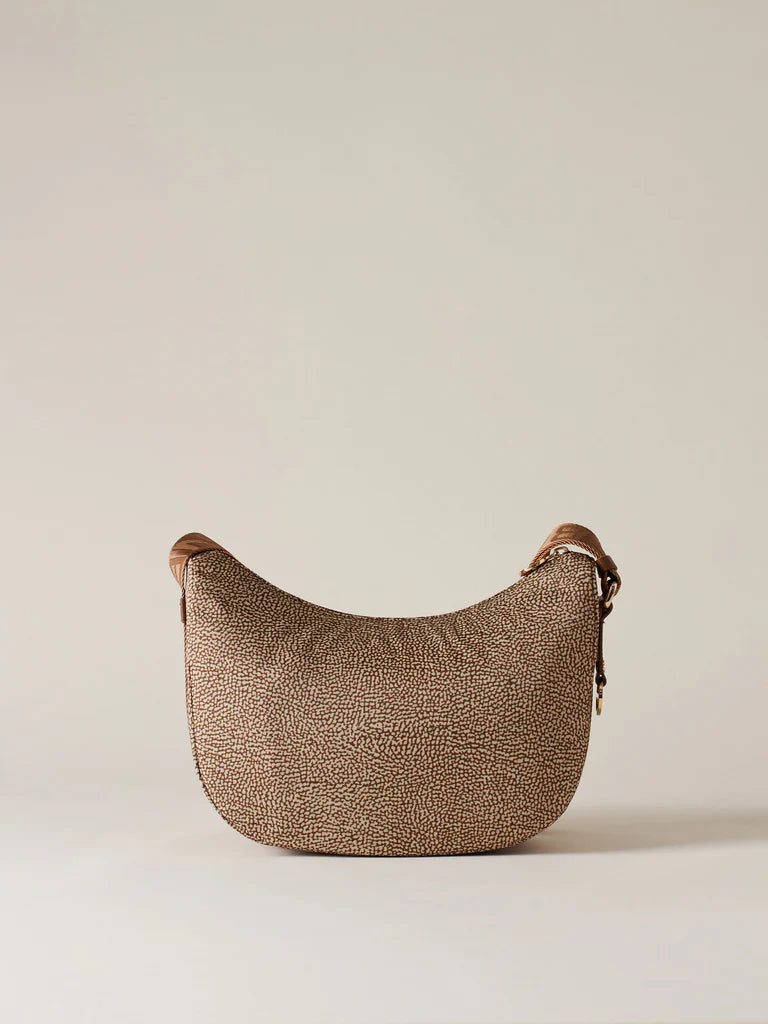 LUNA BAG SMALL IN JET - Beige Brown
