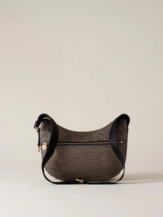 LUNA BAG SMALL IN JET - Op Natural/Black