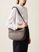 LUNA BAG SMALL IN JET - Op Natural/Black