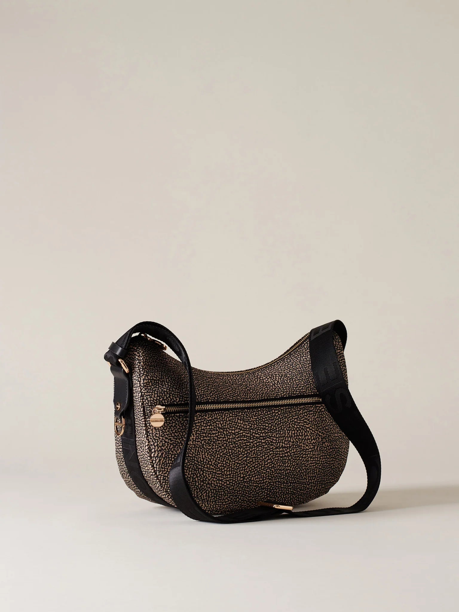 LUNA BAG SMALL IN JET - Op Natural/Black