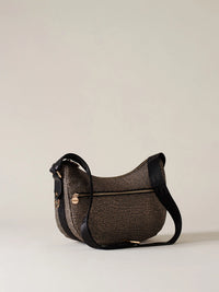 LUNA BAG SMALL IN JET - Op Natural/Black