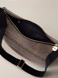 LUNA BAG SMALL IN JET - Op Natural/Black