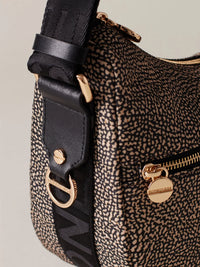 LUNA BAG SMALL IN JET - Op Natural/Black