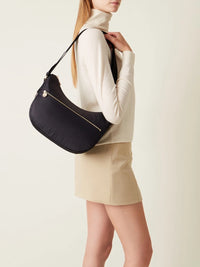LUNA BAG SMALL IN JET - Dark Black image3