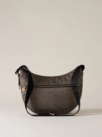 LUNA BAG MIDDLE IN JET - Op Natural/Black