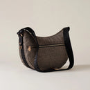 LUNA BAG MIDDLE IN JET - Op Natural/Black image4