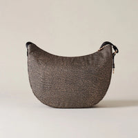 LUNA BAG MIDDLE IN JET - Op Natural/Black image3