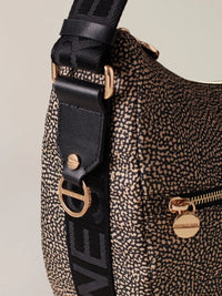 LUNA BAG MIDDLE IN JET - Op Natural/Black image1