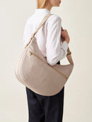 LUNA BAG MEDIUM IN JET -Sand